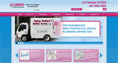 Desktop Screenshot of flamingoplumbing.com